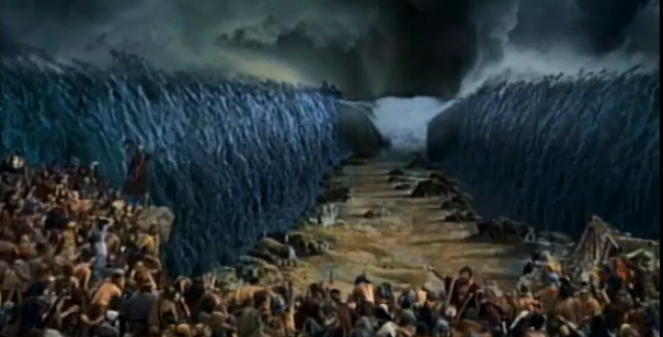God moves the immovable object - God parts the red sea.png